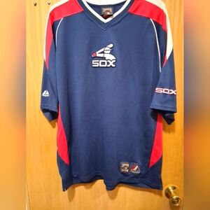 Majestic Navy Chicago White Sox Jersey Size L